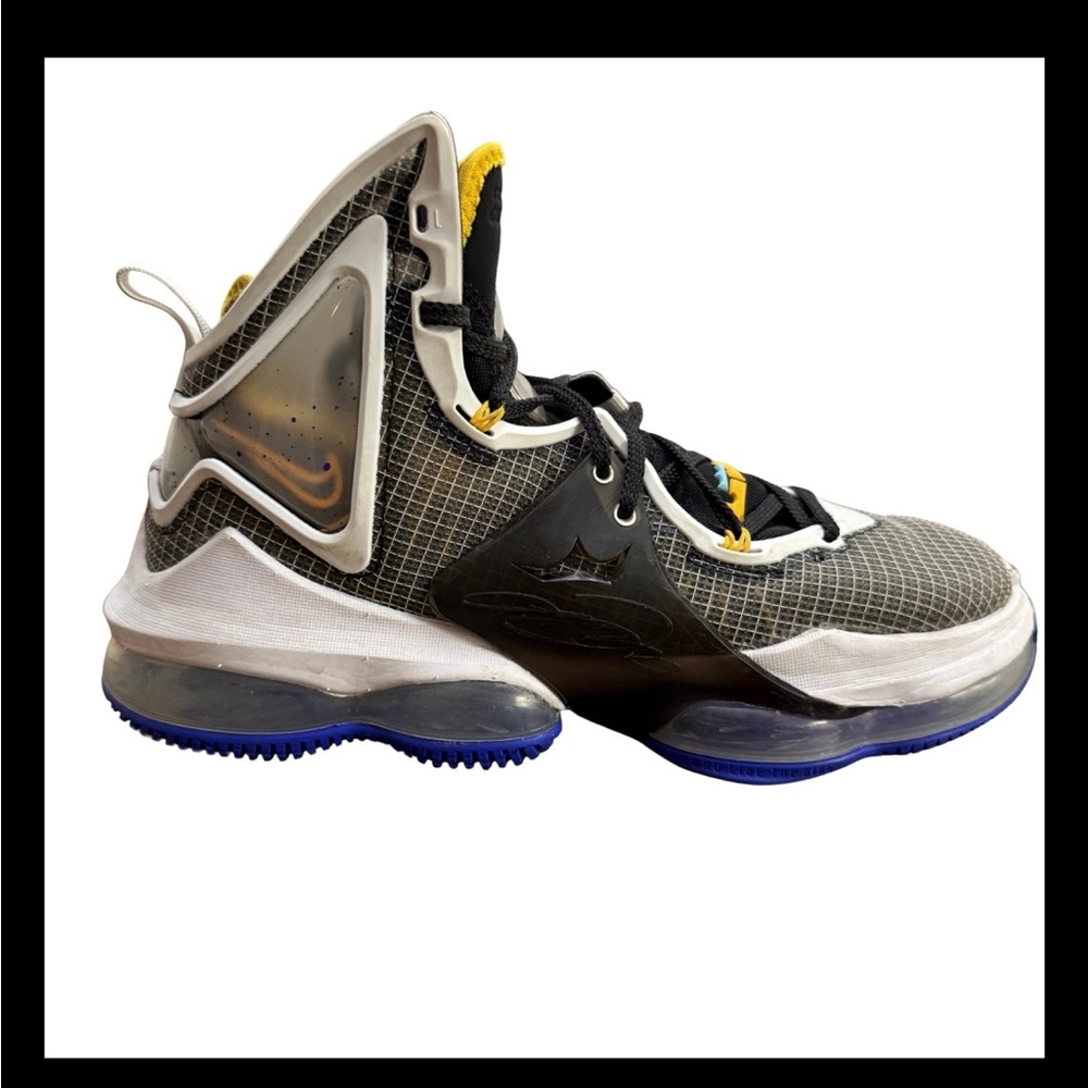 Nike LeBron 19 “Graduate” Hardwood Classic Black/Gold Purple CZ0203-002 Men’s 7